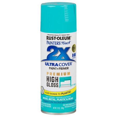 Rust-Oleum Spray Paint, St. Tropez, High-Gloss, 12 oz 331175